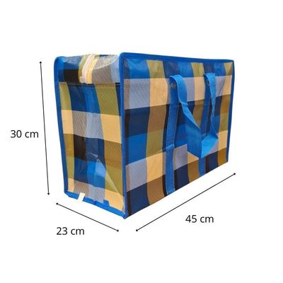 Bolsa Mala Sacola Feira Viagem Armazenamento Multiuso Dobrável Em Lona Impermeável Com Ziper