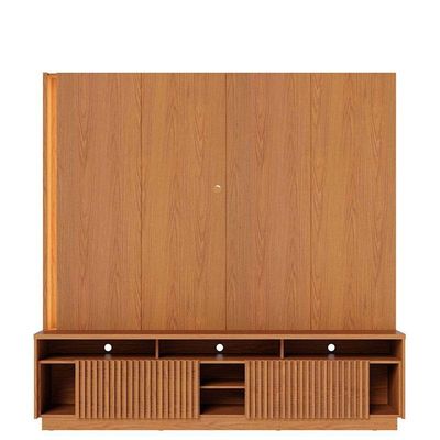 Estante Home Theater Jordão Com Aparador Riviera Freijó - Colibri
