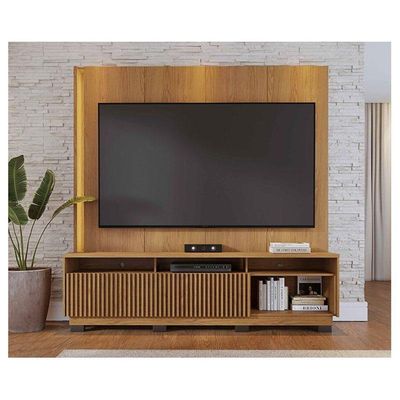 Estante Home Theater Ambiente Jordão Com Pés Freijó - Colibri