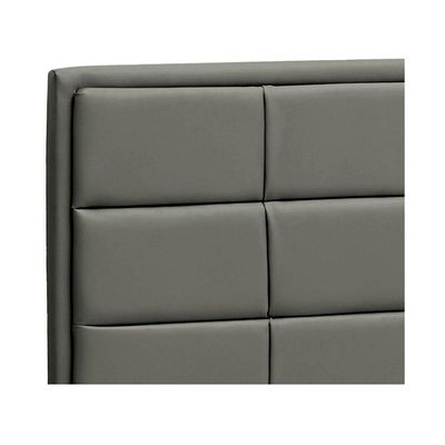 Cabeceira Casal P04 140 Cm Suede Cinza Escuro Tca 958