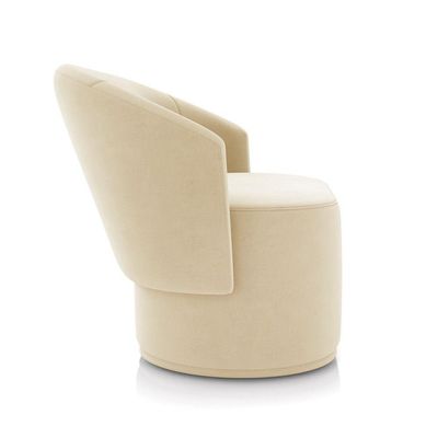 Sofá 2 Lugares Namoradeira Orgânica Para Sala Malu Suede M11 - D'rossi Cor Bege