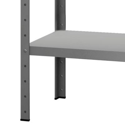 Estante Estilo Industrial Genova 3 Prateleiras 94 Cm Cinza Artef Cinza