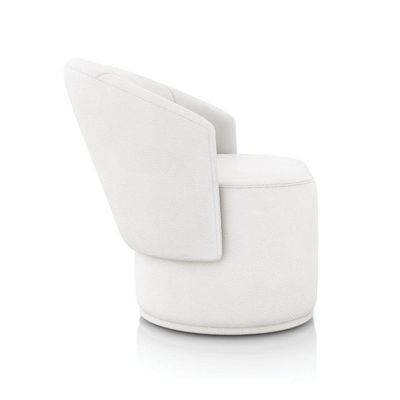 Sofá 2 Lugares Namoradeira Orgânica Para Sala Malu Sintético M11 - D'rossi Branco