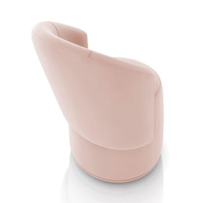 Sofá Namoradeira E 2 Poltronas Orgânica Para Sala Malu Veludo M11 - D'rossi Rose