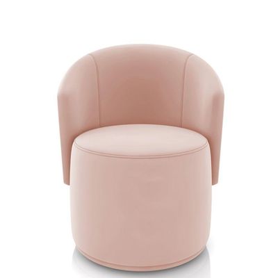 Sofá Namoradeira E 2 Poltronas Orgânica Para Sala Malu Veludo M11 - D'rossi Rose