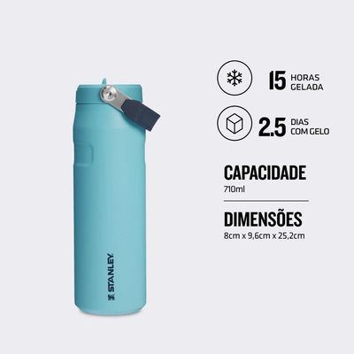 Garrafa Térmica Stanley Aerolight Flip Straw 710ml Agave