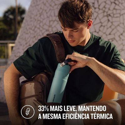 Garrafa Térmica Stanley Aerolight Flip Straw 710ml Agave
