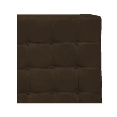 Cabeceira Casal Pequim P04 140 Cm Suede Marrom Tca 942