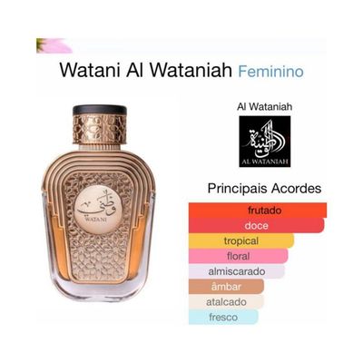 Perfume Al Wataniah Watani Edp 100ml Feminino
