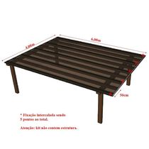 17684896067823 Kit Policarbonato Bronze 4mm 4,00m X 6,00m - Perfis Pretos
