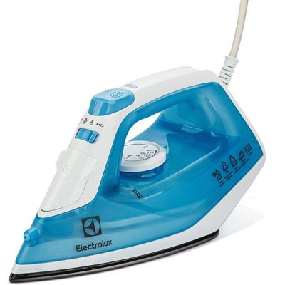 Ferro de Passar a Vapor Base Antiaderente com Spray Electrolux Easyline SIE60 Azul branco/azul / 220