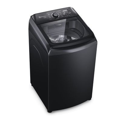Máquina de Lavar Electrolux 14,5kg Preta Efficient Cesto Inox, Jet&Clean e Filtro Fiapos (LEP15) 220V