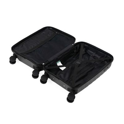 Mala de Bordo 10 kg Polipropileno 4 Rodas Route Preta P / Preto