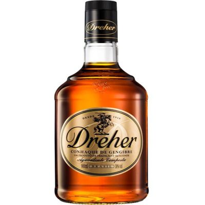 Kit Conhaque Dreher Gengibre 900ml + Cachaça De Jambu 700ml