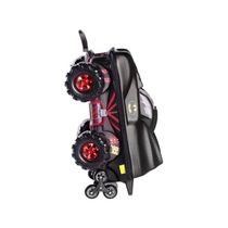 Mala de Viagem Infantil Com Rodinha Batmóvel 3D Preto