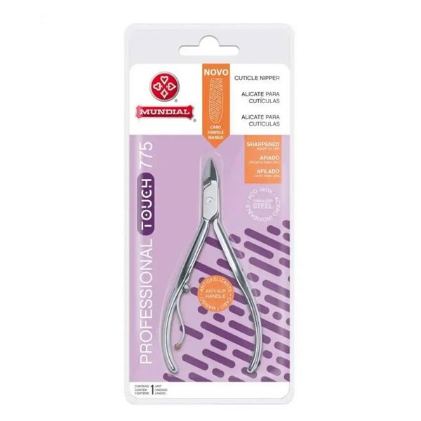 Alicate para Cutícula Touch Inox Profissional Mundial