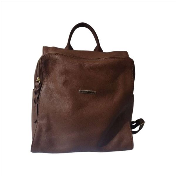 Bolsa Brilho da Pele Couro Feminino - Marrom