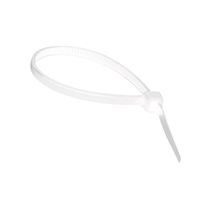 Abraçadeira Nylon 2.5x200mm 100 Uni proteção UV TroyaTools Branco