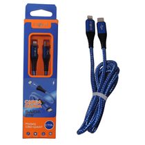 Cabo de Dados 27W Tipo C p/ Lightning Azul