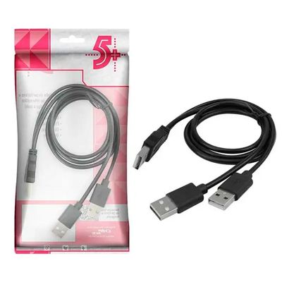 Cabo Y USB 2.0 USB Macho x 2 USB A Macho 018-1415 5+