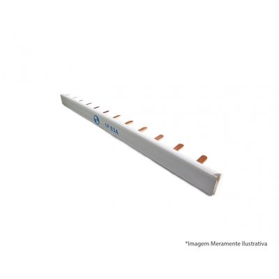 Barramento Pente Bipolar Fase 63A-12P 21Cm