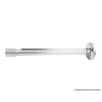 Braco Chuveiro Alum Polido 30Cm c/5 pcs