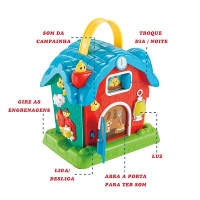 Brinquedo Infantil Fazendinha Musical