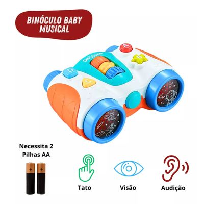 Brinquedo Infantil Musical Binóculo Baby