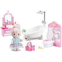 Brinquedo Casinha Feliz Conjunto Banheiro