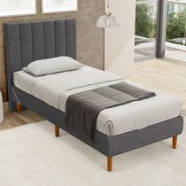 Base Para Cama Box Solteiro 88cm Sleep W01 Linho