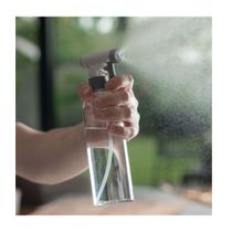 Borrifador Spray Multiuso Limpeza Cinza Bege 500ml Trava 3un
