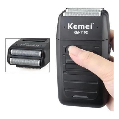Barbeador Elétrico Recarregável Kemei Km-1102