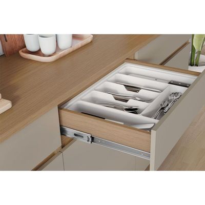 Cozinha Modulada Nesher Realeza 2 Peças CZ108 Carvalho/Greice