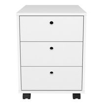 Gaveteiro Volante 3 Gavetas New Branco - Artany