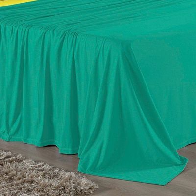 Jogo  Cama Solteiro Nobre 3 Peças Lençol  Elástico  30cm  Altura  100% Algodão  Ja  Amarelo