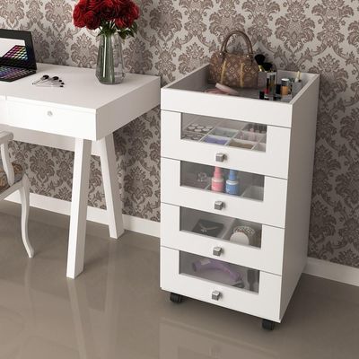 Gaveteiro Para Quarto 4 Gavetas Pe2009 Branco