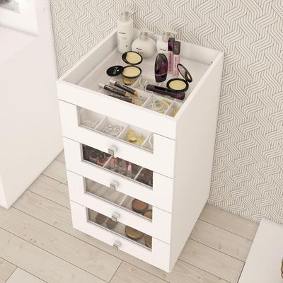 Gaveteiro Para Quarto 4 Gavetas Pe2009 Branco