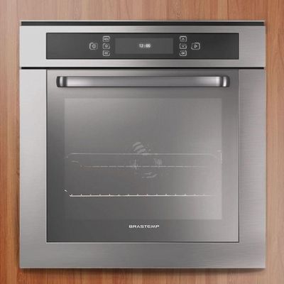 Forno Elétrico Brastemp  Embutir 67 Litros Inox Forno Elétrico Brastemp  Embutir 67l Inox 220v