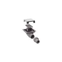 Ralo Neo Square Tramontina Com Tampa Em Aço Inox 10x10 Cm