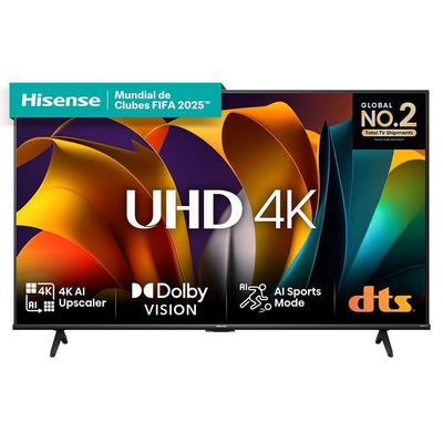 Smart Tv 50 Polegadas Hisense 4k Dled Vidaa Dts-hd Dolby Preto