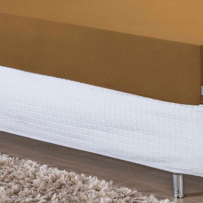 Jogo De Cama Solteiro Nobre 2 Peças Lençol Com Elástico De 30cm De Altura Malha 100% Algodão - Cobre