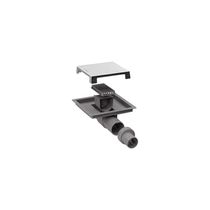 Ralo Neo Square Tramontina Com Tampa Em Aço Inox 15x15 Cm