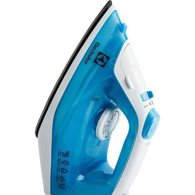 Ferro de Passar a Vapor Base Antiaderente com Spray Electrolux Easyline SIE60 Azul branco/azul / 110