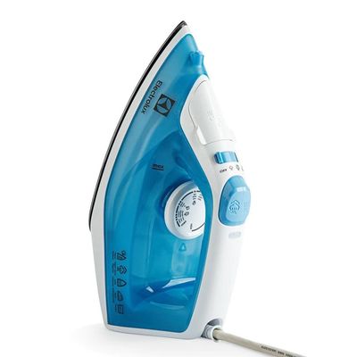 Ferro de Passar a Vapor Base Antiaderente com Spray Electrolux Easyline SIE60 Azul branco/azul / 220