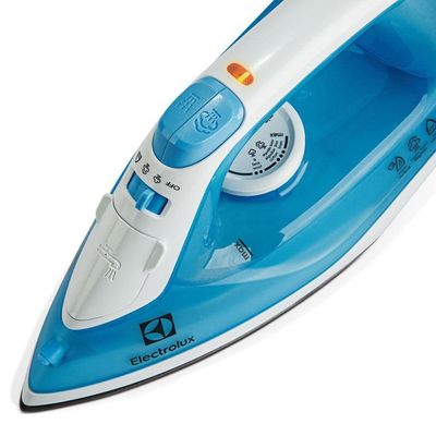Ferro de Passar a Vapor Base Antiaderente com Spray Electrolux Easyline SIE60 Azul branco/azul / 220