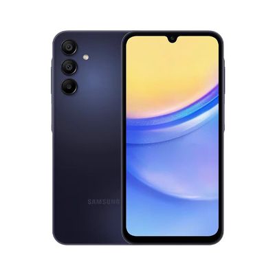 "Smartphone Samsung Galaxy A15 5G Azul Escuro 128GB, 4GB RAM, Processador Octa-Core, Câmera Tripla Traseira, Tela Super Amoled de 6.5"" 90Hz"