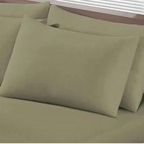 Fronha Avulsa KazzaVip Malha 100% Algodão Basic Lisa 45cmx70cm Verde Musgo