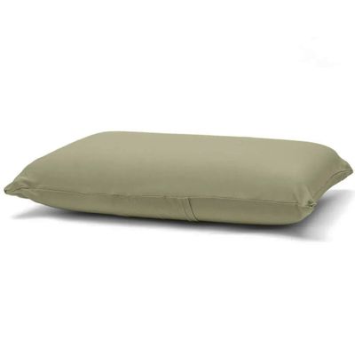 Fronha Avulsa KazzaVip Malha 100% Algodão Basic Lisa 45cmx70cm Verde Musgo