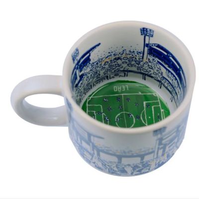 Caneca KazzaVip do Avai F.C Cerâmica 360 ML Estádio da Ressacada Licenciada Branco