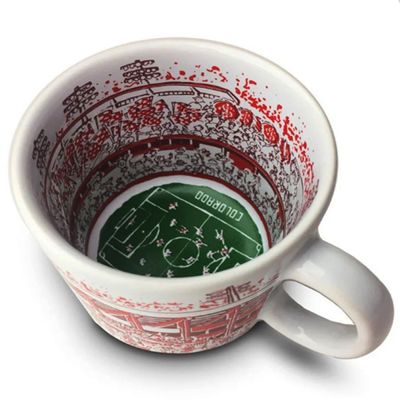Caneca KazzaVip do Internacional Cerâmica 360 ML Estádio Beira-Rio Licenciada Branco